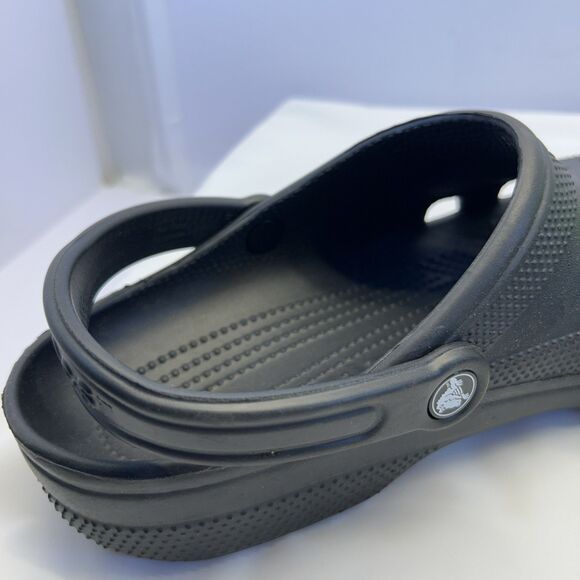 Croc Black Unisex Adult Classic Slip-On Sandals Men 10 Women 12 NEW w/Tags - Picture 3 of 8